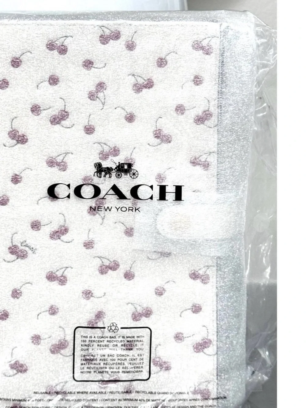 BRAND NEW WITH TAGS COACH Notebook With CHERRIES